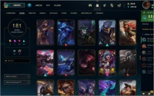 PLAT IV BR W/ 181 SKINS 3.2KRP Account created in 2013 - League of Legends LOL