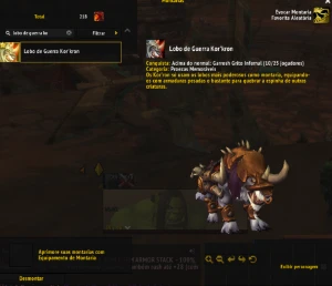 Personagem Warrior Elite Legion, Cm Pandaria, Cm Wod E Vanil - Blizzard