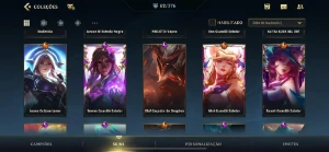 Conta WildRift Várias skins - League of Legends: Wild Rift LOL WR