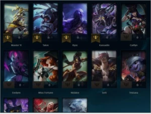 Conta diamante 4 60% de Winrate, MMR alto. - League of Legends LOL