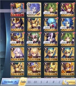 Conta Saint Seiya awakening (A130) SSA