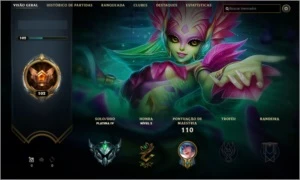 Conta lol Platina 4 (68.9%win rate) - League of Legends