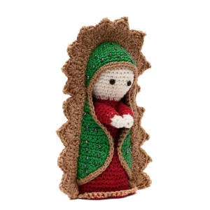 Nossa Senhora de Guadalupe em amigurumi - Artesanato e Personalizados