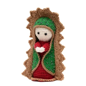 Nossa Senhora de Guadalupe em amigurumi - Artesanato e Personalizados