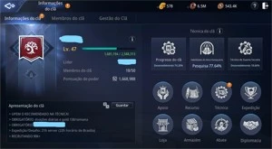 Clã - Mir4 - NA122 - LV47 (aceito ofertas)