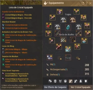 Black Desert Online PC - Ninja/Arqueiro 288/315 GS