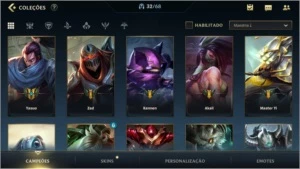 Conta LoL: Wild Rift esmeralda 1 (1 pontos) - League of Legends: Wild Rift LOL WR