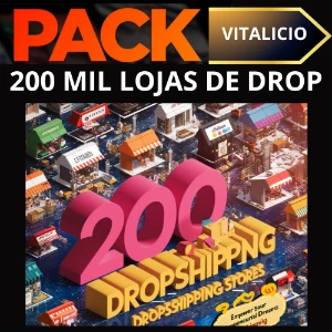 200 Mil Lojas De Dropshipping - Vitalicio - Outros