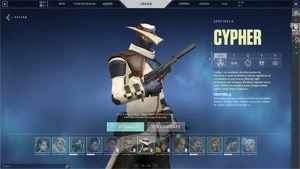 conta valorant com algumas skins
