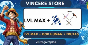Blox Fruits - Conta Level Max + Frutas Aleatórias + GodHuman - Roblox