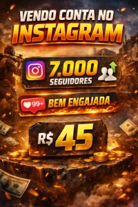 📢 Vendo Conta No Instagram – 7.000 Seguidores - Outros