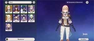 AR 13 Jean + Pity garantido + 10k gemas - Genshin Impact