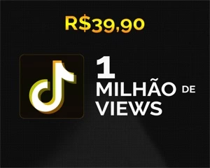 TIKTOK - 1M DE VISUALIZAÇÕES - GARANTIDO - Redes Sociais