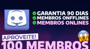 1000 Membros Online Ou Offline Discord!! - Outros