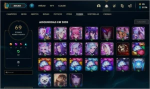 CONTA DE LOL PLATINA 4 PROMOÇÃO!!! - League of Legends