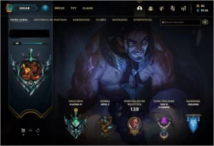 CONTA DE LOL PLATINA 4 PROMOÇÃO!!! - League of Legends