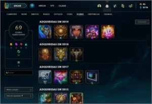 CONTA DE LOL PLATINA 4 PROMOÇÃO!!! - League of Legends