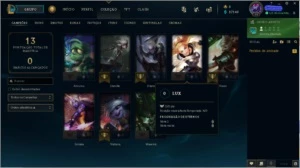 CONTA NV 18 COM 1 SKIN EMAIL NÃO CONFIRMADO - League of Legends LOL