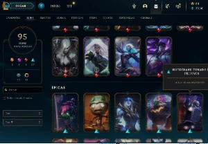 Conta Mono Sup + Borda Skin Lux Cósmica - League of Legends LOL