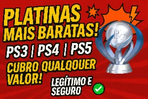 Platinas PS5 - MENOR PREÇO! Entrega rápida! 100% Legitímo! - Serviços Digitais