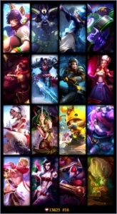 Conta Ouro V Lvl 97 + 43 Champ e 16 Skins - League of Legends LOL