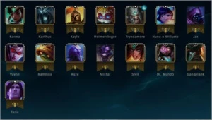 Conta Ouro V Lvl 97 + 43 Champ e 16 Skins - League of Legends LOL