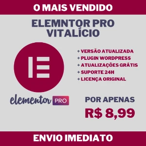 Elementor Pro - Vitalício