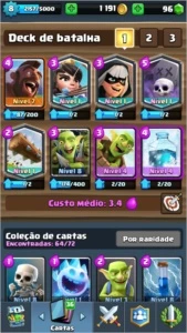 Princesa + Cemitério + Bandida - Arena 10 - Clash Royale