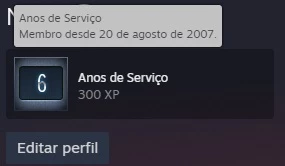 Conta Steam - 14 Anos - Outros