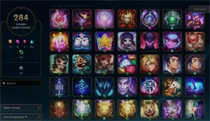 Conta LOL 274 Skins, 130Emotes , 284 Ícones e Nível 331 - League of Legends