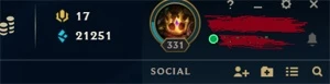 Conta LOL 274 Skins, 130Emotes , 284 Ícones e Nível 331 - League of Legends