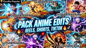 Pack Com Cortes De Anime Para Edits Reels,Shorts,Tiktok