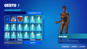 conta fortnite com varias skins