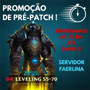 WOW CLASSIC BOOST DK 55 - 70 SERVIDOR FAERLINA - Blizzard