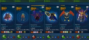 Conta com OMM LA-Omega boa - Digimon Masters Online DMO