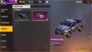 Continha Free Fire full skins
