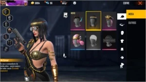 Continha Free Fire full skins