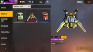 Continha Free Fire full skins