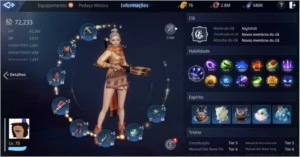 CONTA MIR4 LVL 70 73K DE POWER (PASSE DE BATALHA ATIVO)