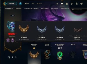 Vendo essa conta com 252 Skins - League of Legends: Wild Rift LOL WR