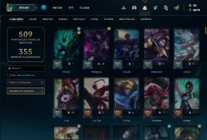 Vendo essa conta com 252 Skins - League of Legends: Wild Rift LOL WR