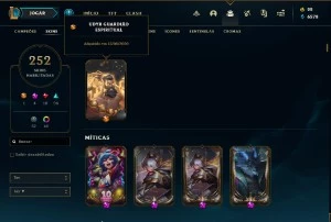 Vendo essa conta com 252 Skins - League of Legends: Wild Rift LOL WR