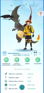 Conta pokemon go lvl 40