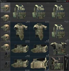 Arma e equipamente no escape from tarkov.
