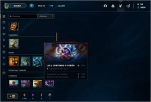 Conta ouro 4 com 2 skins e 26 champs - League of Legends LOL