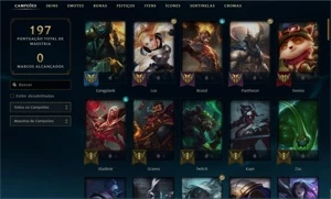 Conta League of Legends Nv 120 88 Champs + 141 Skins P2 LOL