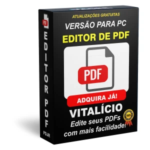 Editor de Pdf Portable para PC Multilinguagem - Vitalício - Outros