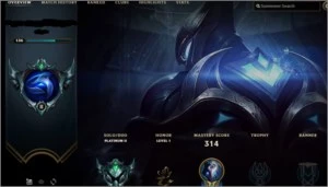 Conta LoL Platina 2 114 skins 3 vitoriosas - League of Legends