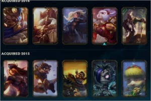 Conta LoL Platina 2 114 skins 3 vitoriosas - League of Legends
