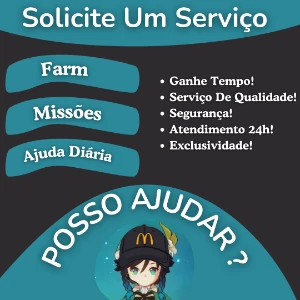Serviços Genshin: Farm, Coleta, Missões e Tudo que há de bom - Genshin Impact